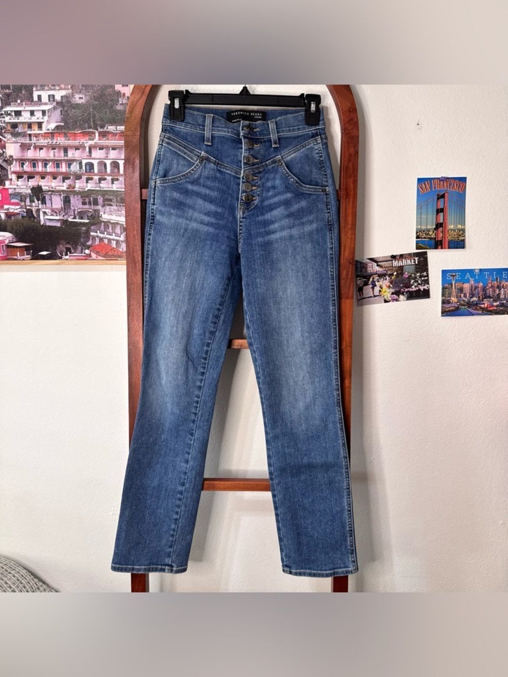 Veronica Beard Ryleigh High Rise Jeans - Picture 3 of 6